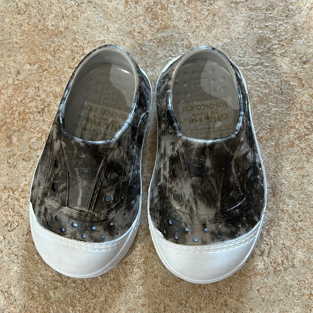 Little me slip on shoes.